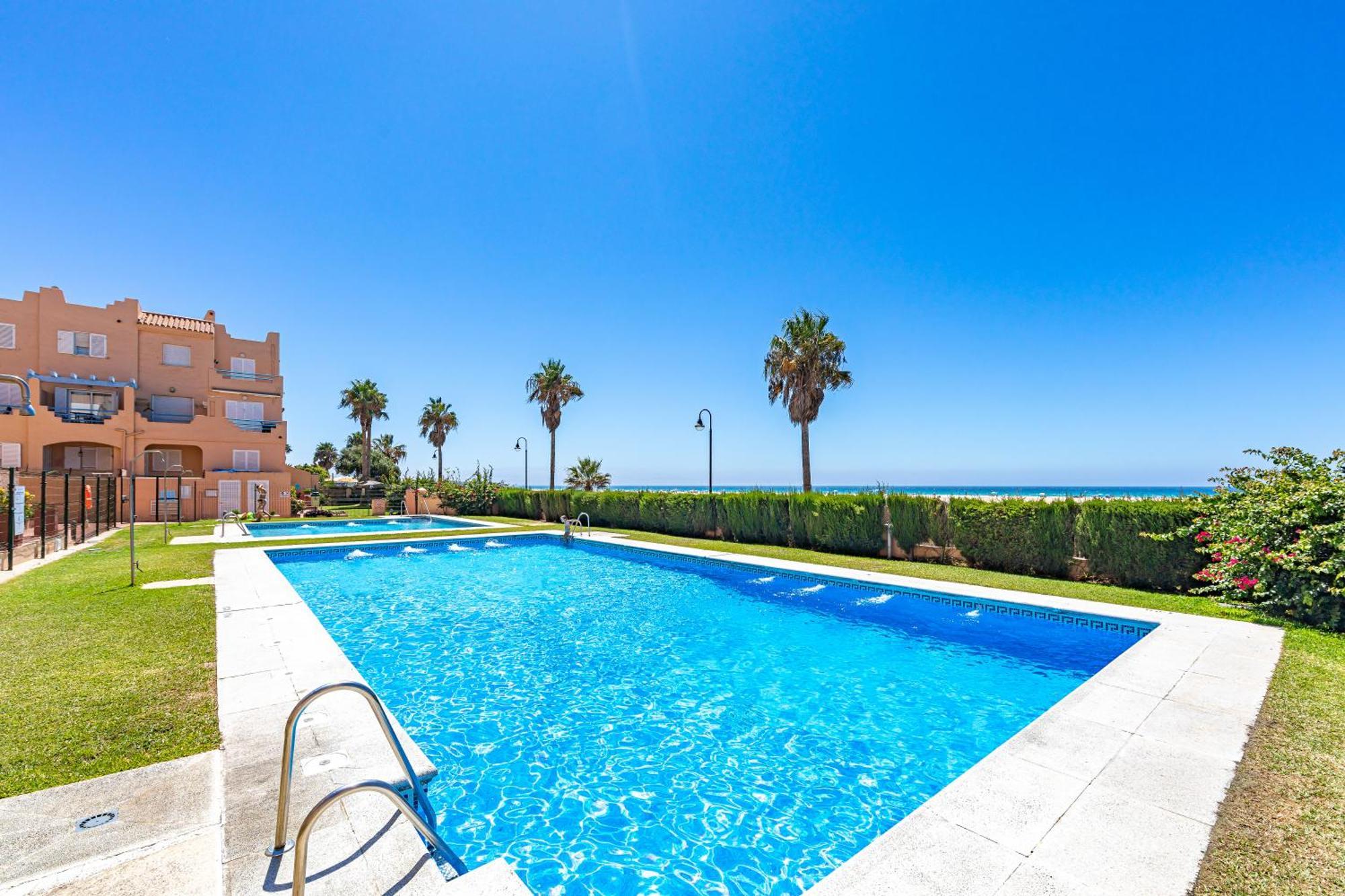 Beachfront, Pool, Terrace, Garage & Fibre Internet Tarifa Exterior foto